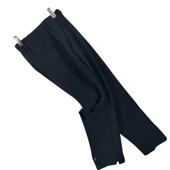 J. CREW! RICH BLACK DRAPEY, HIGH WAISTED STRAIGHT LEG DRESS PANTS, SLACKS! SZ 4 - Picture 1 of 11